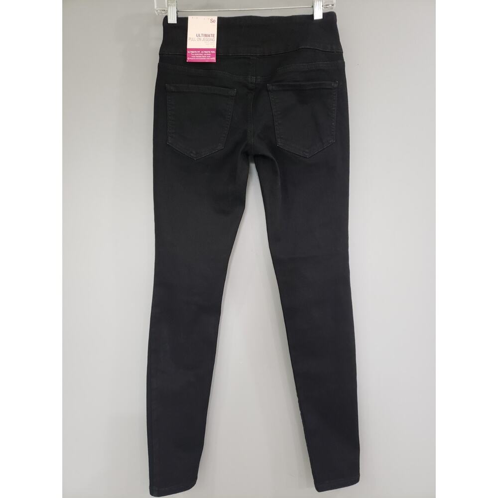 NEW SO Jegging Small Black Ultimate‎ Pull On Skinny Stretch Ankle - SIZE SMALL